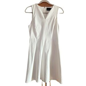 Cynthia Rowley White v-neck Sleeveless Midi Dress size MEDIUM